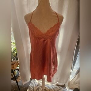 Victoria's Secret Pink Lace Slip Lingere Large